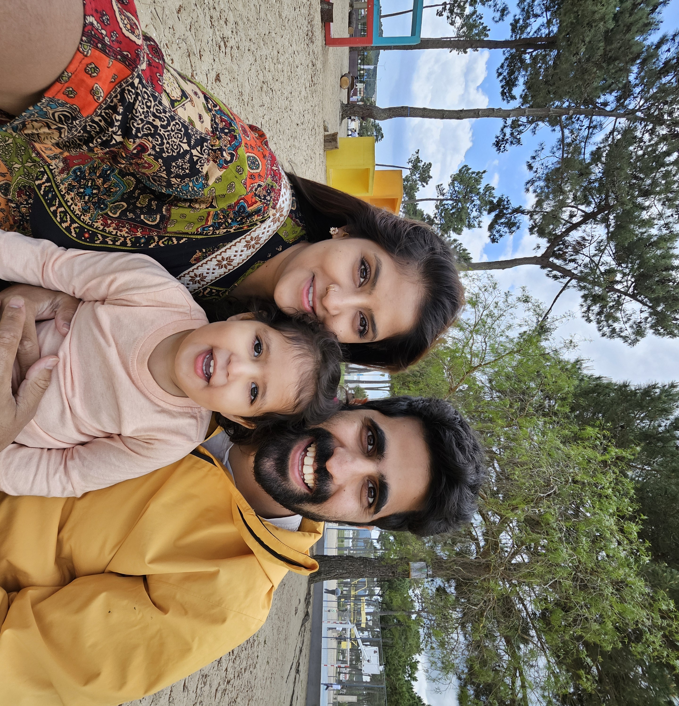 Ikraam Ghoor with his family