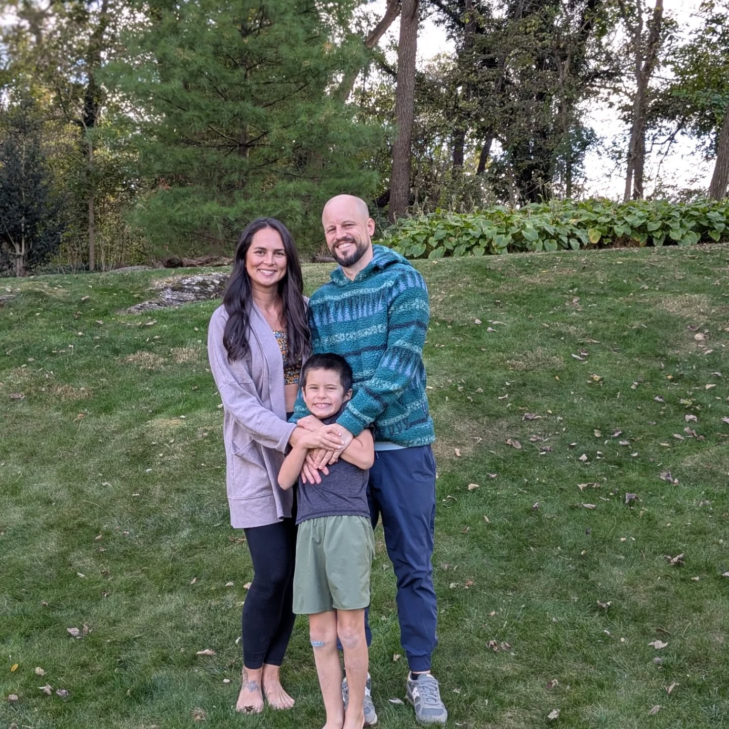 Tomis Parker with his family